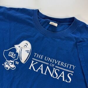 University Of Kansas KU '23 Jerzees Short Sleeve T Shirt Adult Large Jayhawks